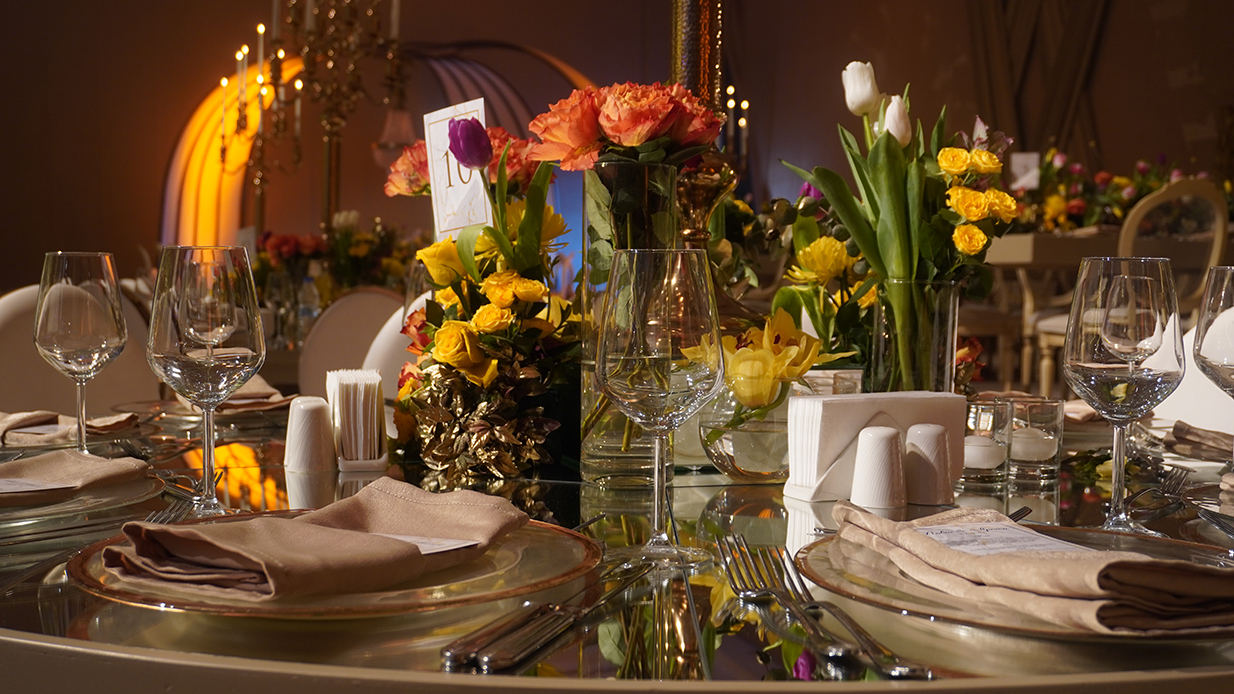 Düğün Masası Süsleme Detayı